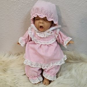 Berenguer Vintage Expression Baby Doll Closed Eyed Realistic Face Doll